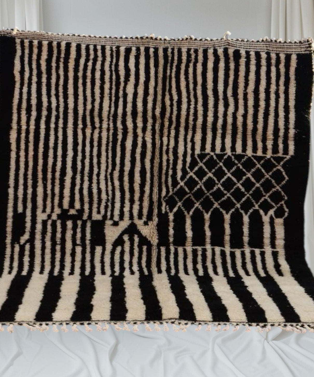 Carpet Beni Ouarain Rug LARGE size 300 x 200 cm || 9.84 x 6.56 ft
