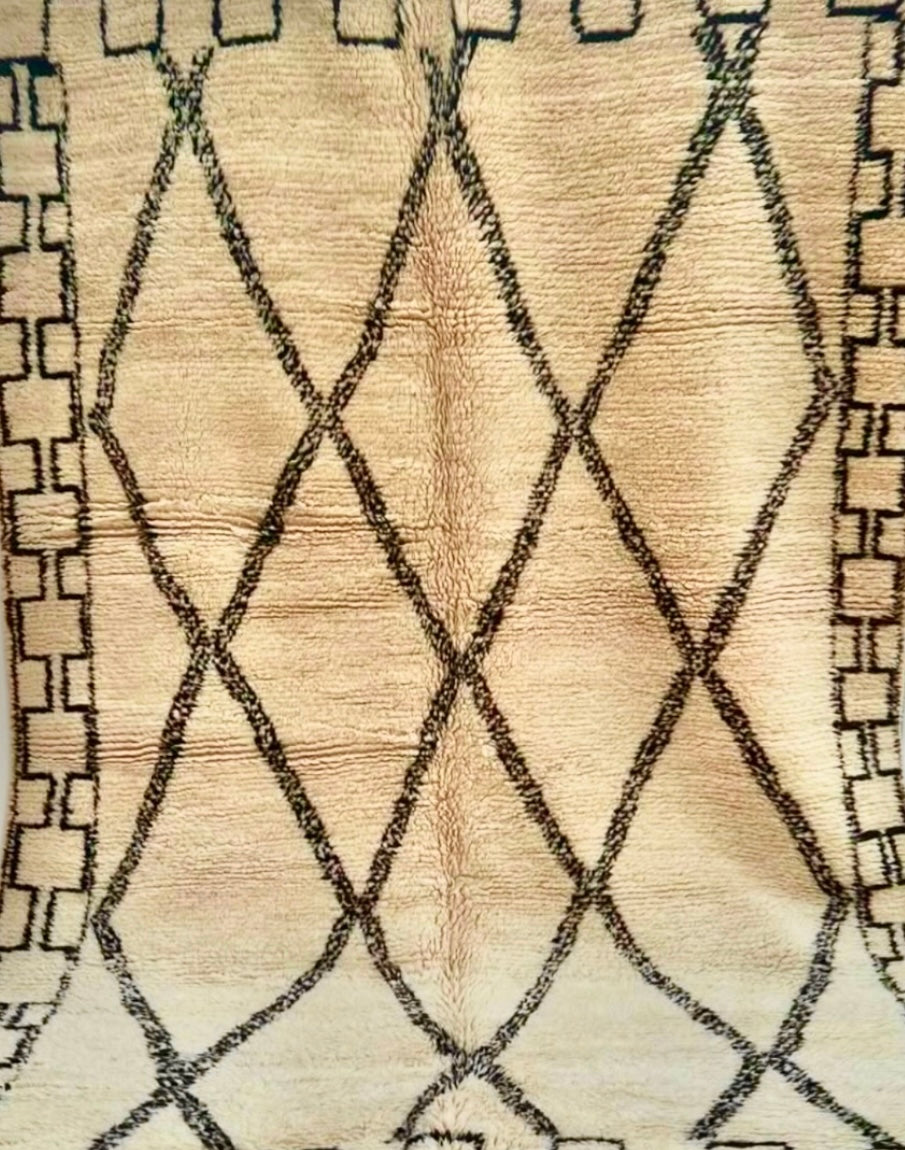Carpet Beni Ouarain Rug LARGE size 300 x 200 cm || 9.84 x 6.56 ft