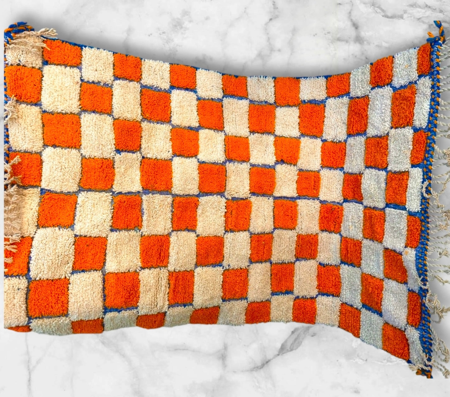 Beni Ouarain Rug size 250 x 150 cm || 8.2 x 4.92 ft