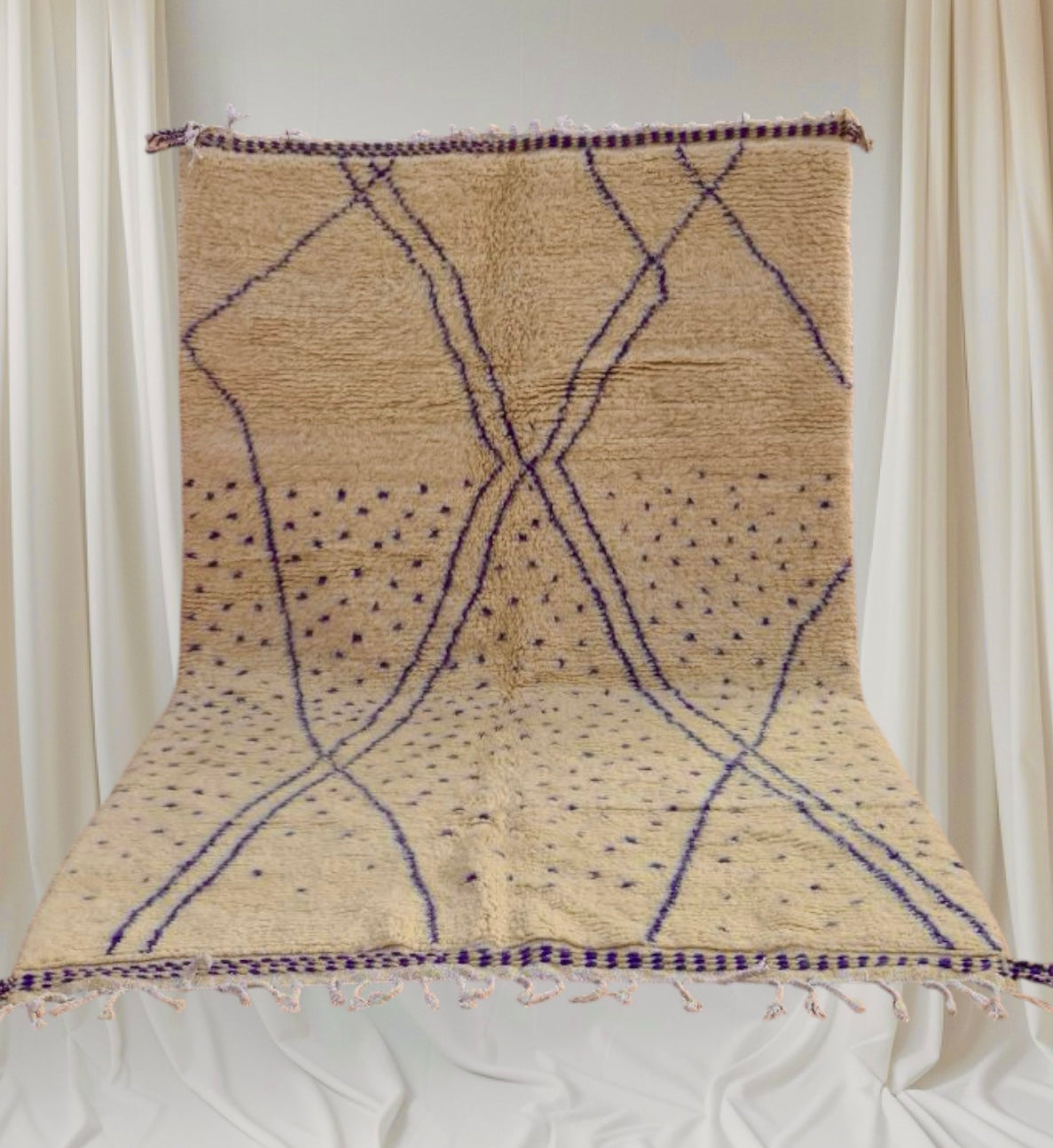 Handmade Azilal Rug, size 300 x 200 cm || 9.84 x 6.56 ft