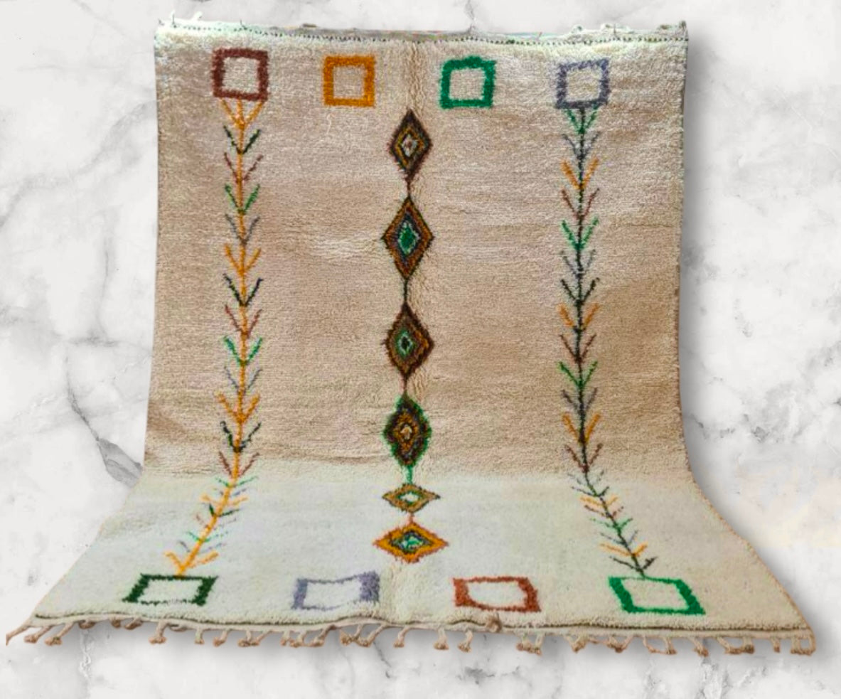Handmade Azilal Rug, size 300 x 200 cm || 9.84 x 6.56 ft