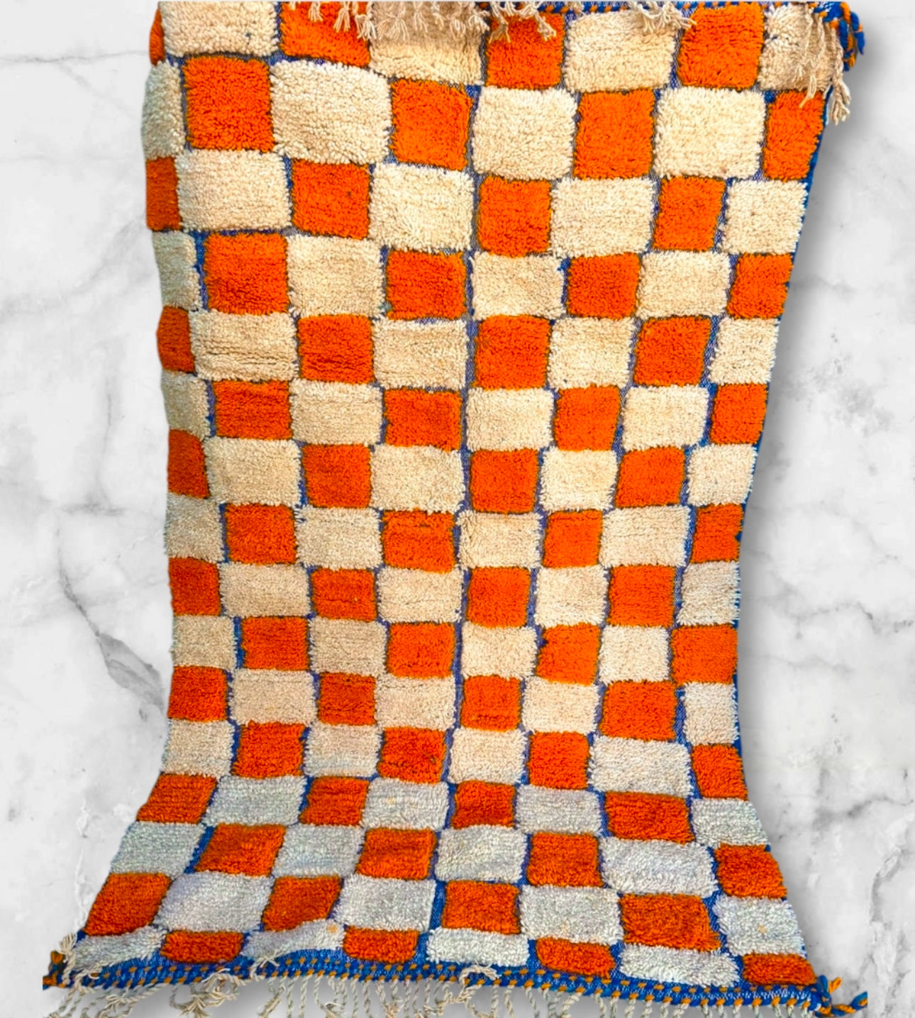Beni Ouarain Rug size 250 x 150 cm || 8.2 x 4.92 ft