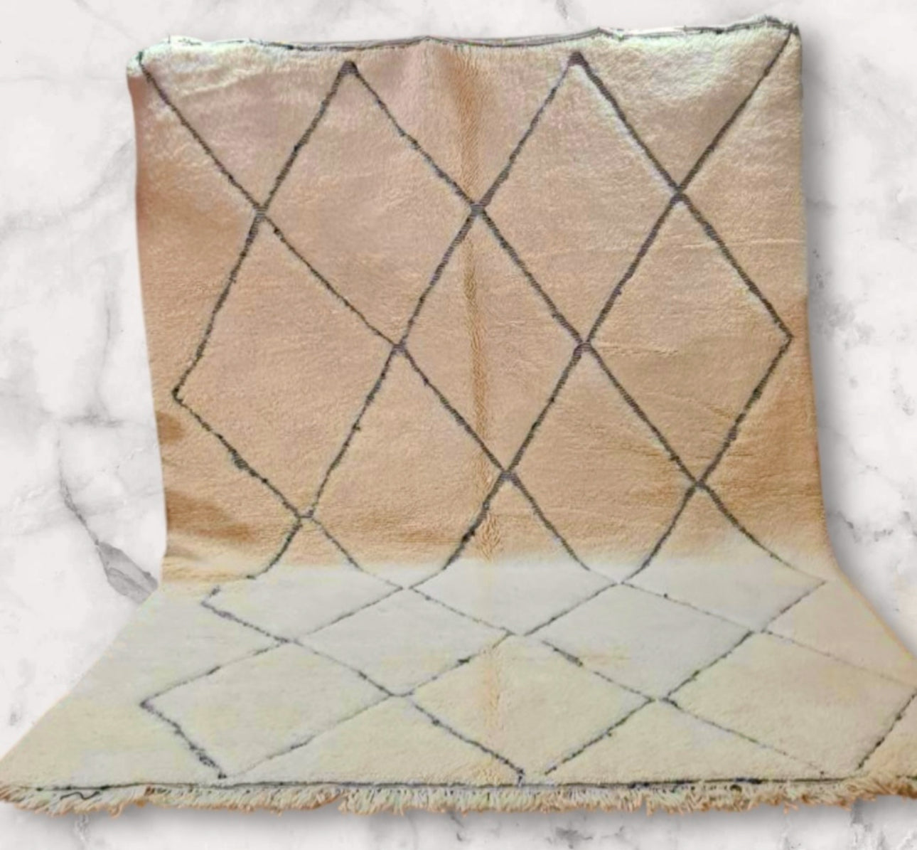 Carpet Beni Ouarain Rug LARGE size 300 x 200 cm || 9.84 x 6.56 ft