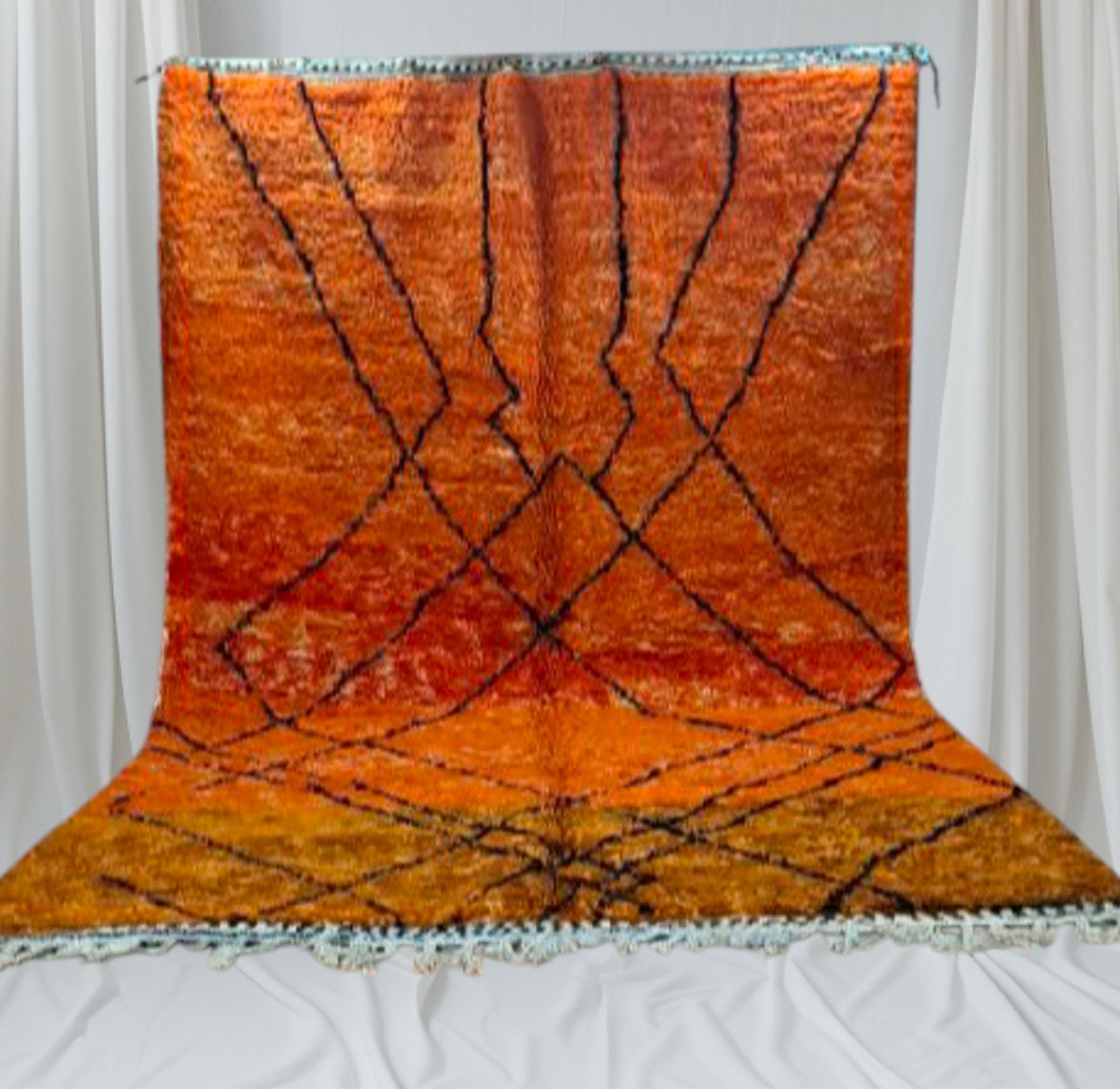 Carpet Beni Ouarain Rug LARGE size 300 x 200 cm || 9.84 x 6.56 ft