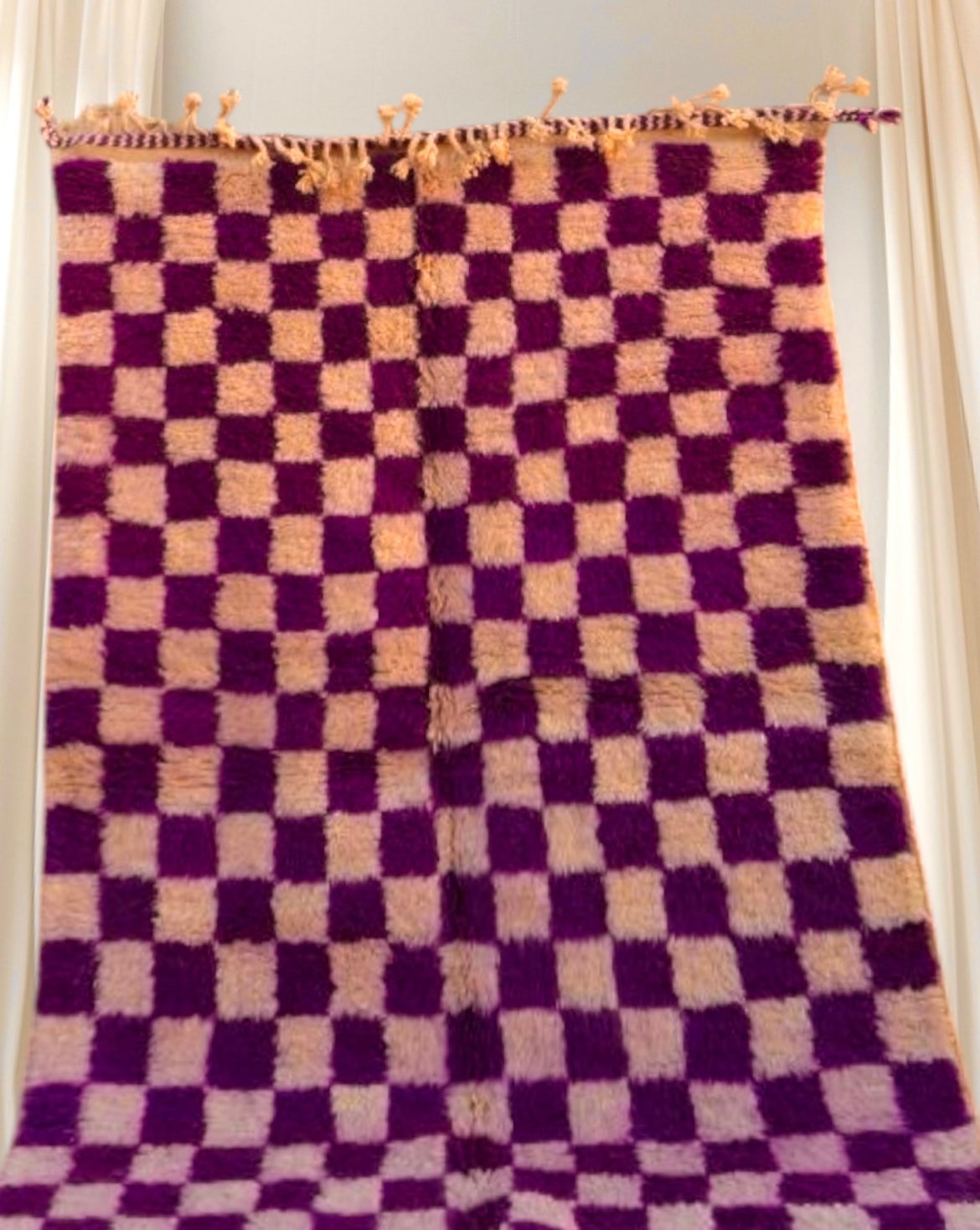 Beni Ouarain Rug size 250 x 150 cm || 8.2 x 4.92 ft