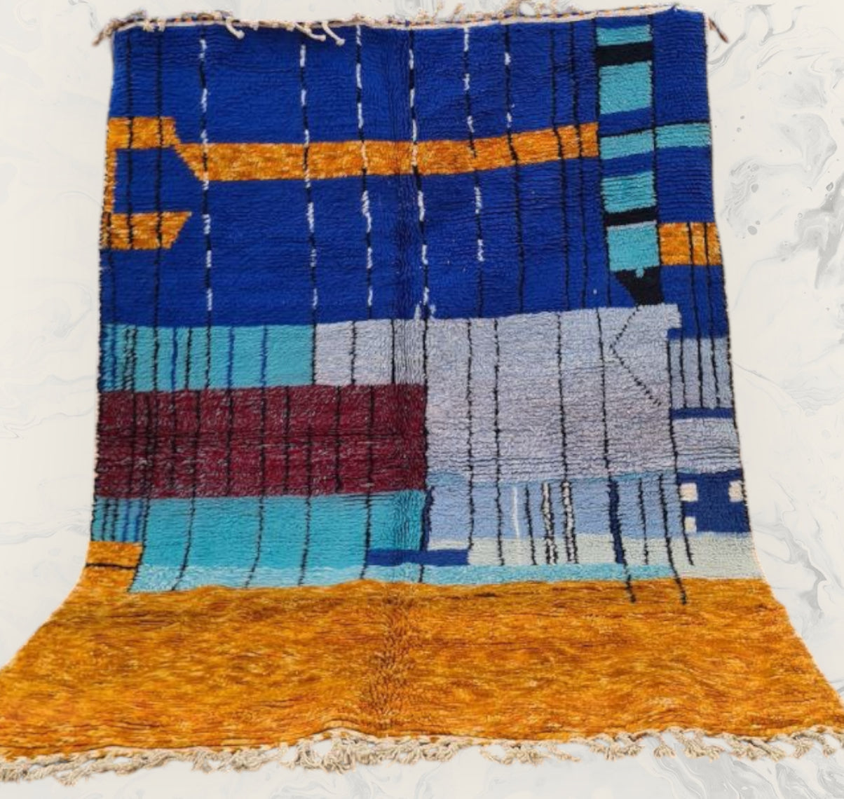Carpet Beni Ouarain Rug LARGE size 300 x 200 cm || 9.84 x 6.56 ft