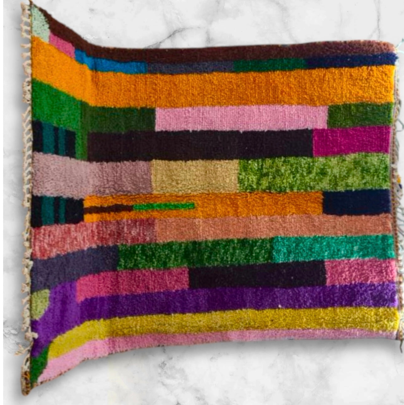 Beni Ouarain Rug size 250 x 150 cm || 8.2 x 4.92 ft
