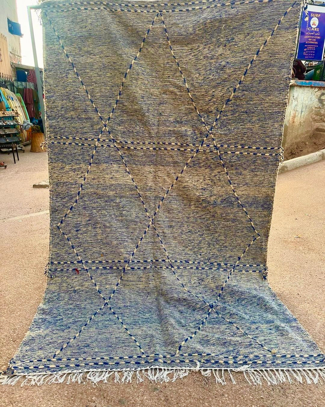 Carpet kelim size size 300 x 200 cm || 9.84 x 6.56 ft