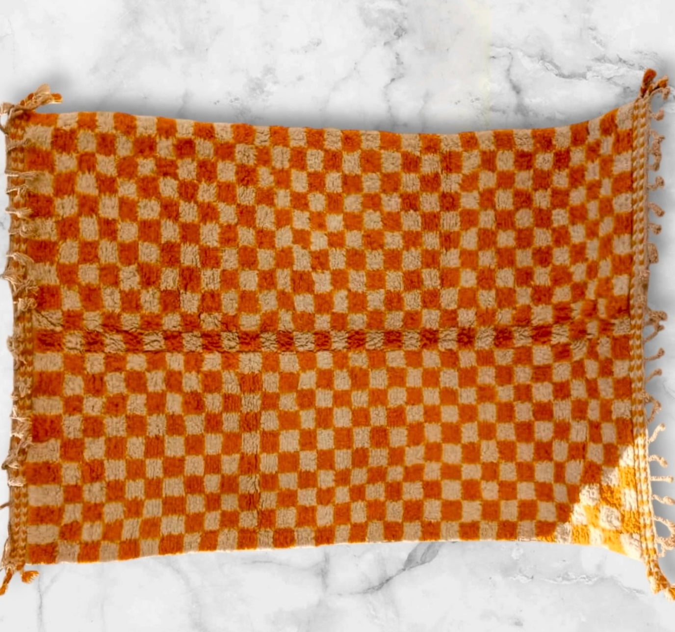Beni Ouarain Rug size 250 x 150 cm || 8.2 x 4.92 ft