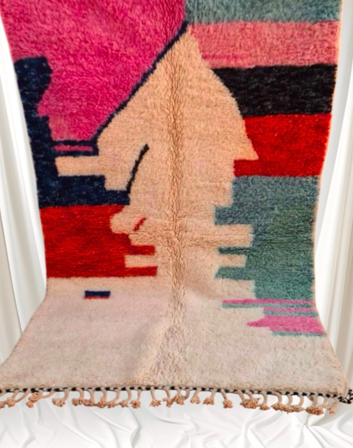 Beni Ouarain Rug size 250 x 150 cm || 8.2 x 4.92 ft