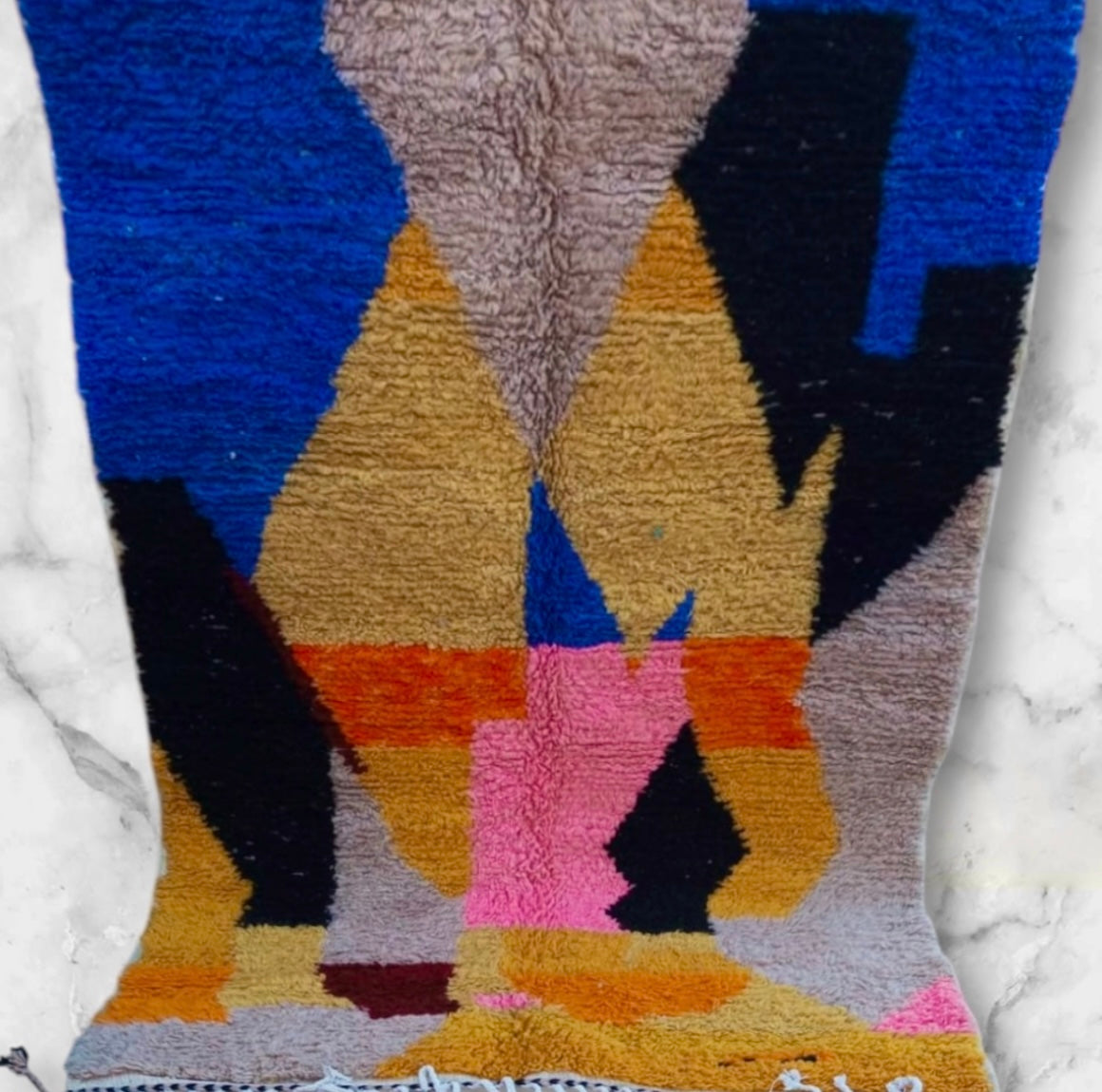 Beni Ouarain Rug size 250 x 150 cm || 8.2 x 4.92 ft