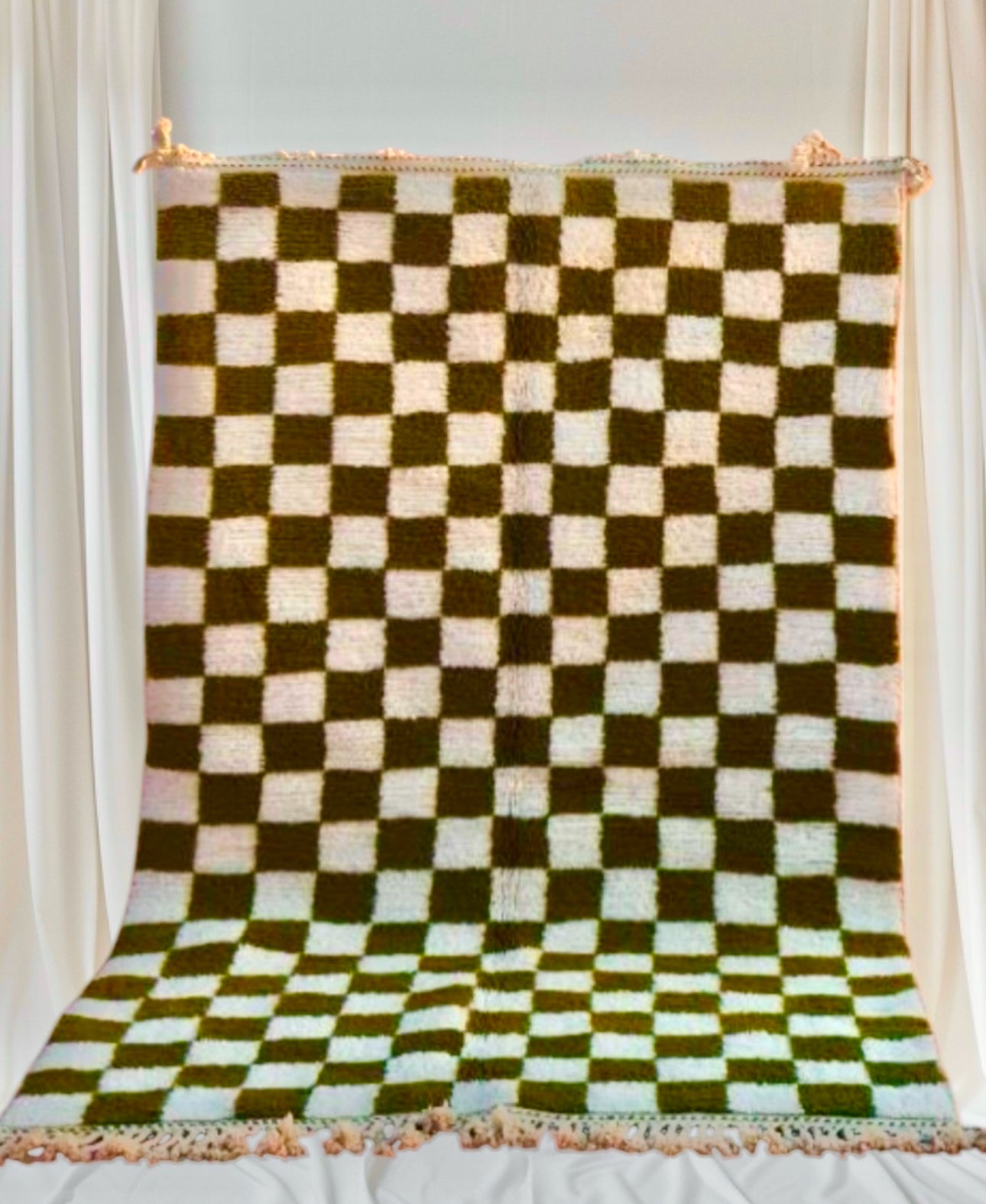 Beni Ouarain Rug size 250 x 150 cm || 8.2 x 4.92 ft