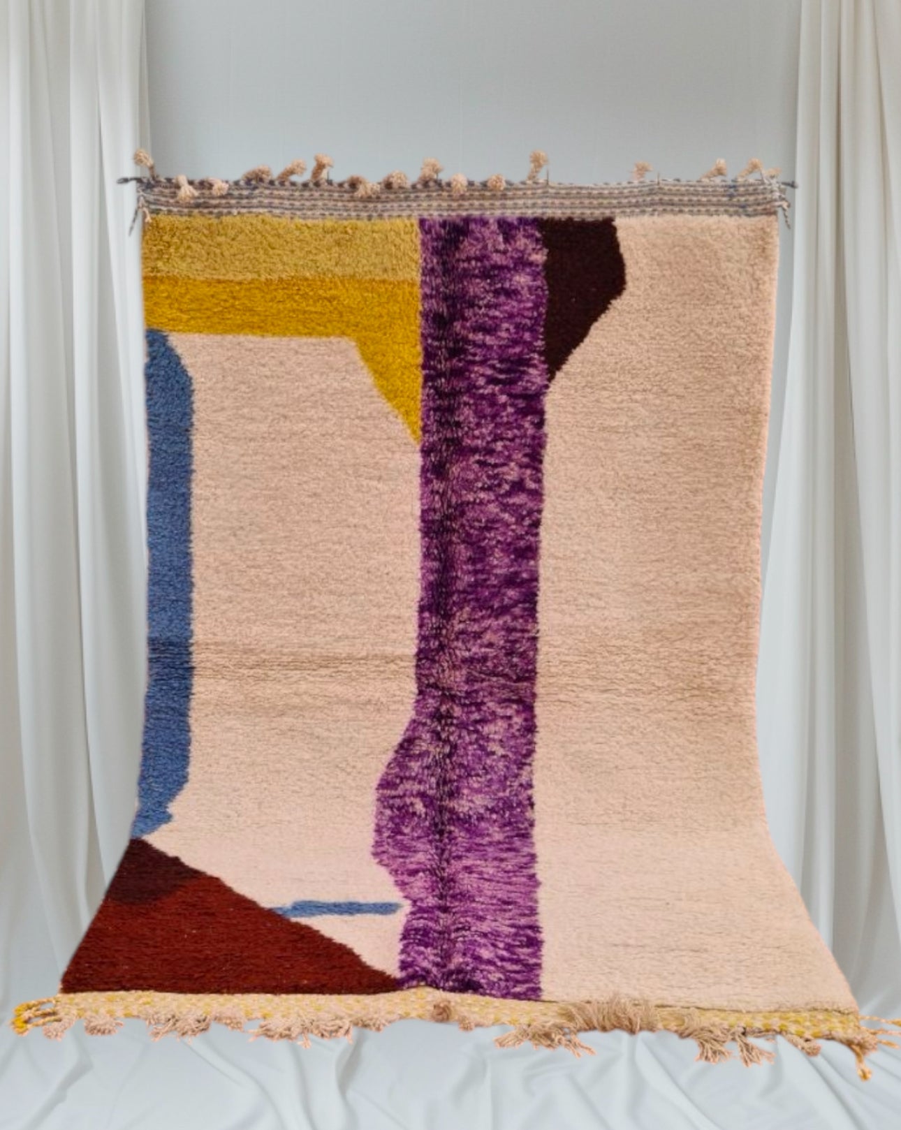 Beni Ouarain Rug size 250 x 150 cm || 8.2 x 4.92 ft