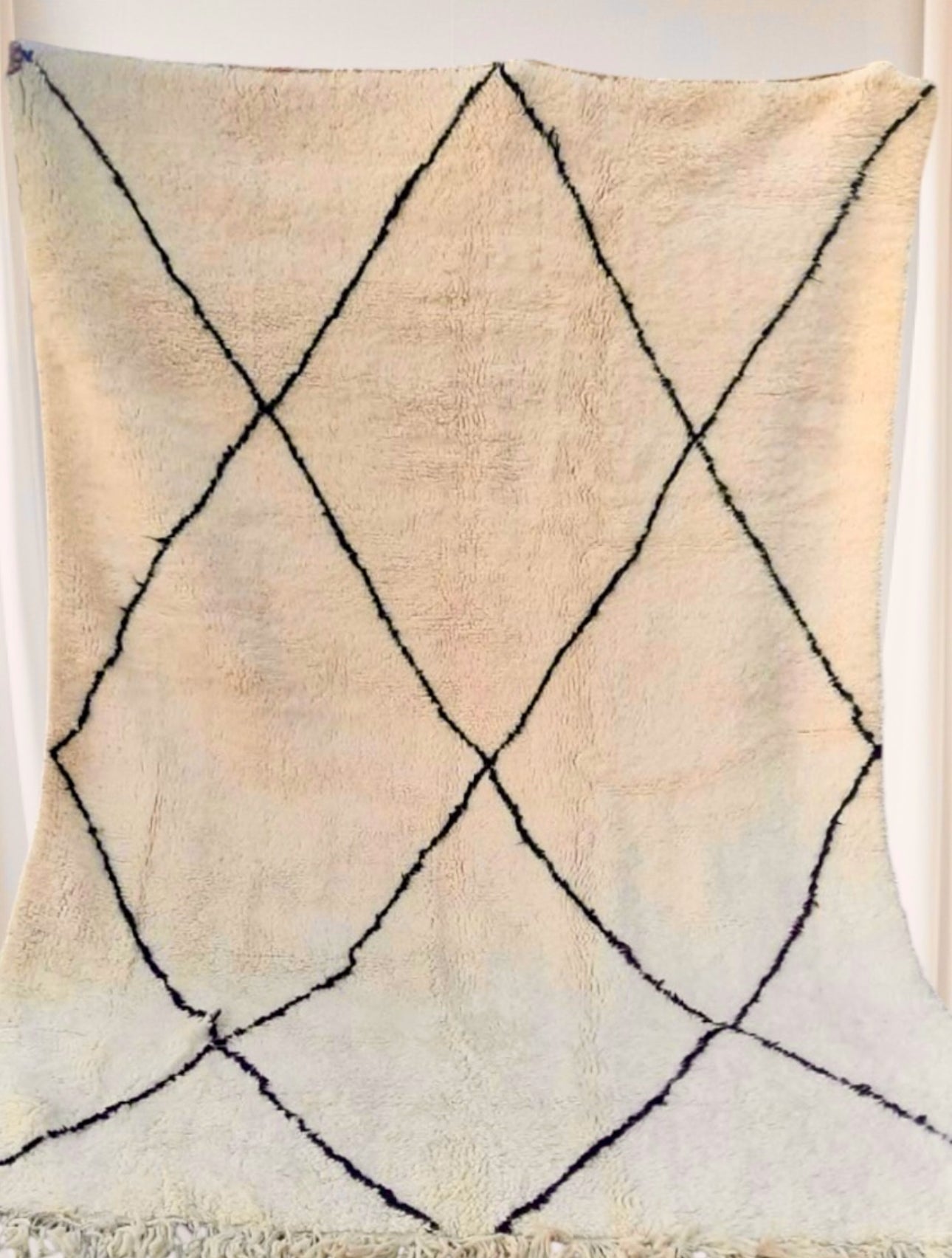 Carpet Beni Ouarain Rug LARGE size 300 x 200 cm || 9.84 x 6.56 ft