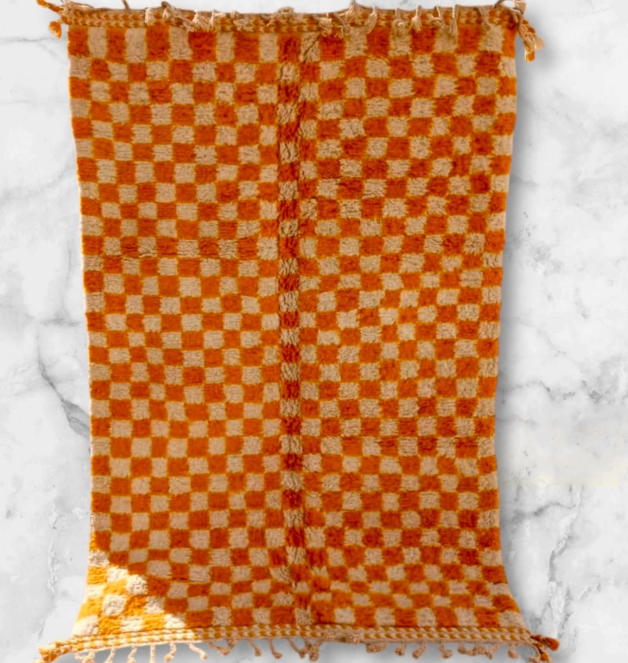 Beni Ouarain Rug size 250 x 150 cm || 8.2 x 4.92 ft