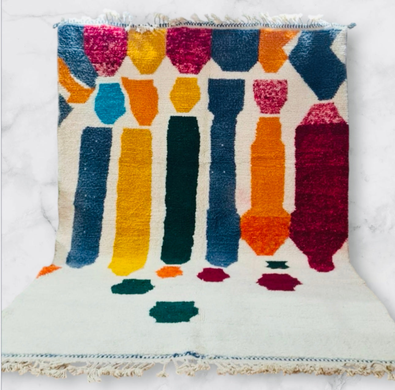 Carpet Beni Ouarain Rug LARGE size 300 x 200 cm || 9.84 x 6.56 ft