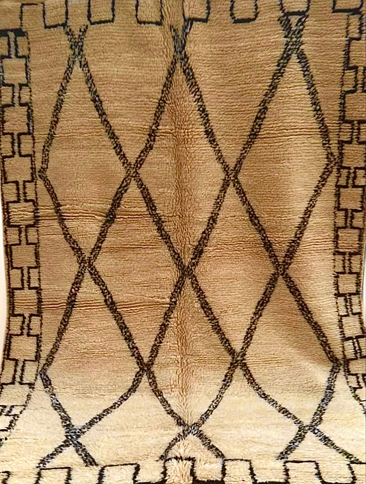 Carpet Beni Ouarain Rug LARGE size 300 x 200 cm || 9.84 x 6.56 ft