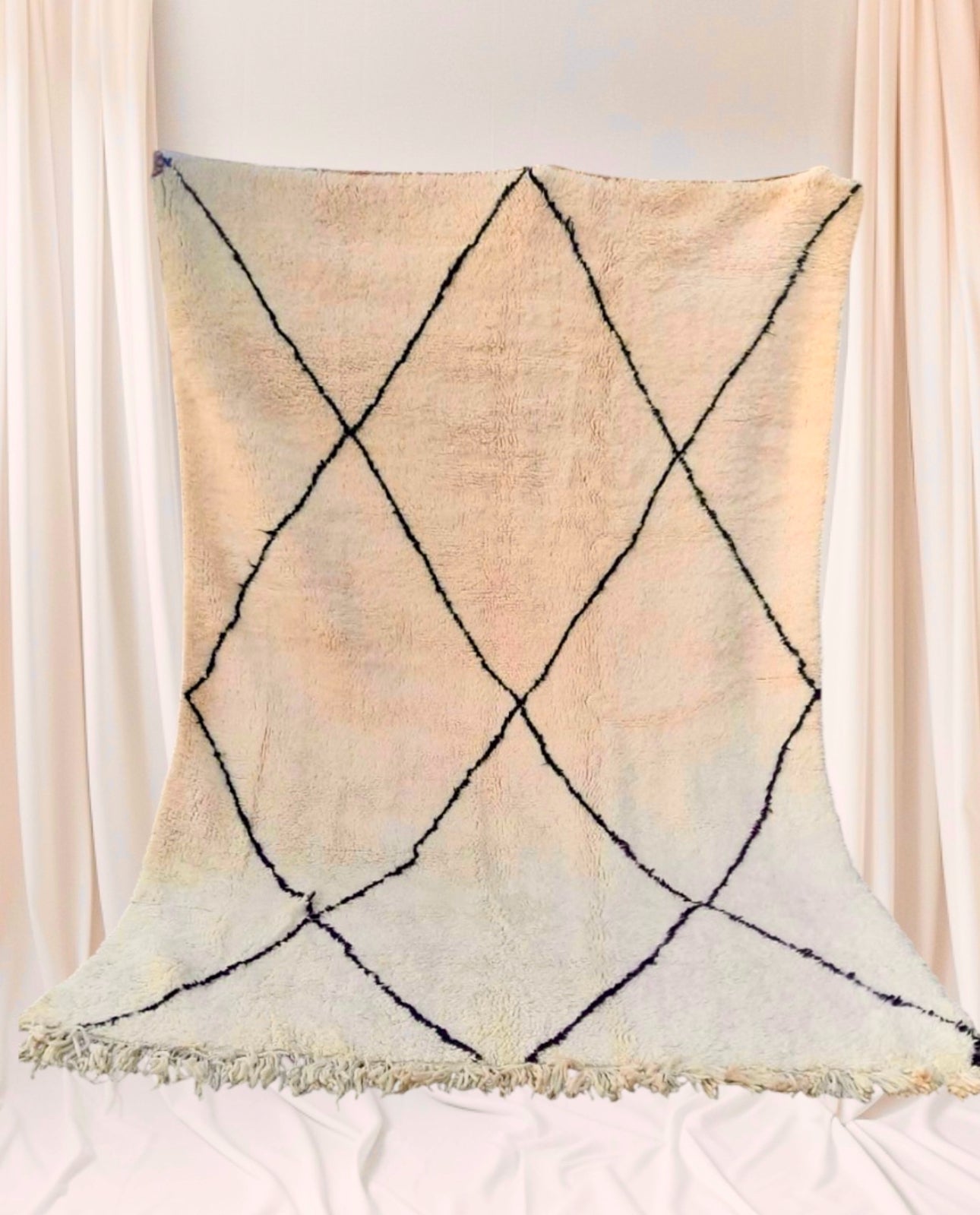 Carpet Beni Ouarain Rug LARGE size 300 x 200 cm || 9.84 x 6.56 ft