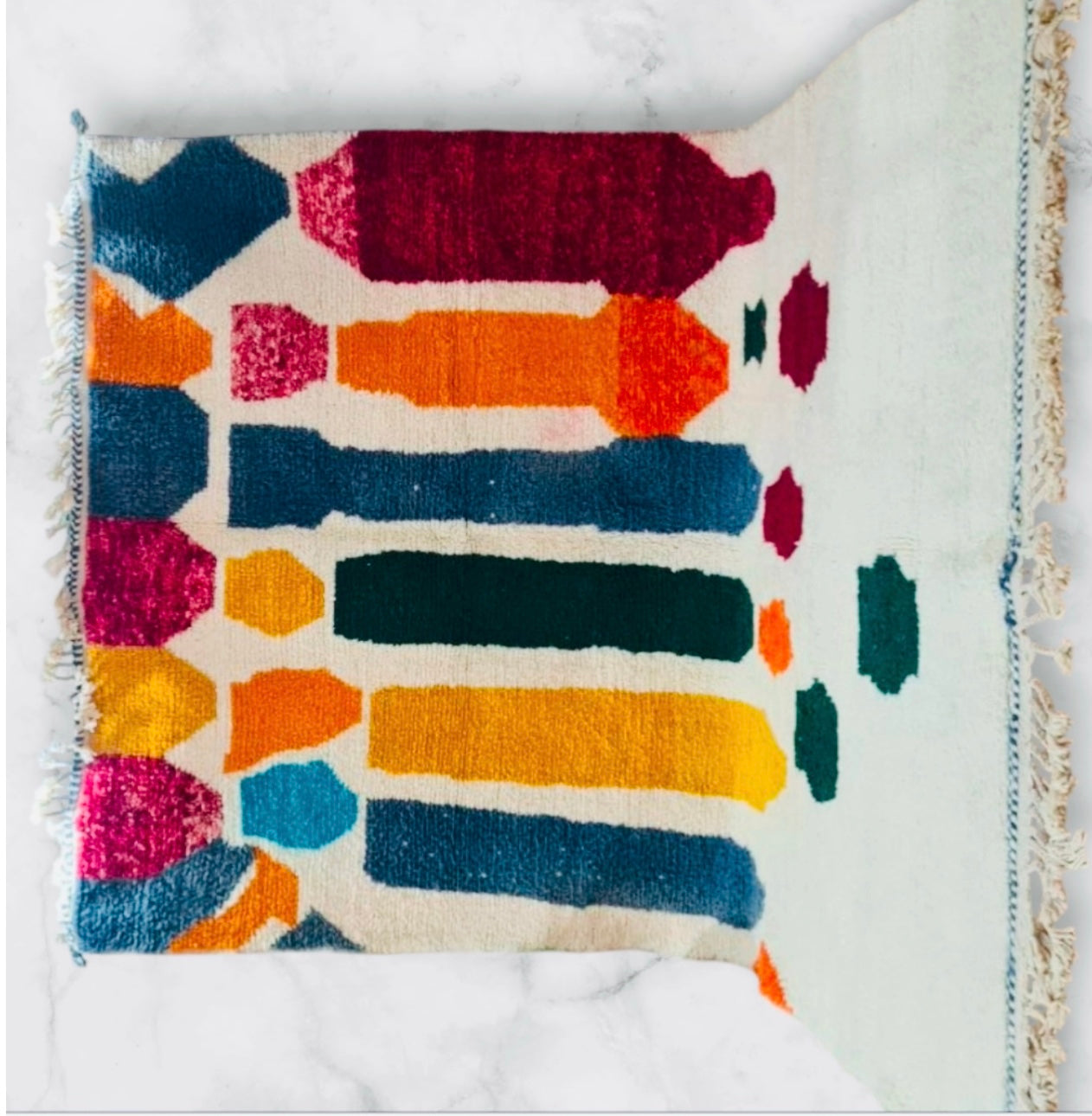 Carpet Beni Ouarain Rug LARGE size 300 x 200 cm || 9.84 x 6.56 ft