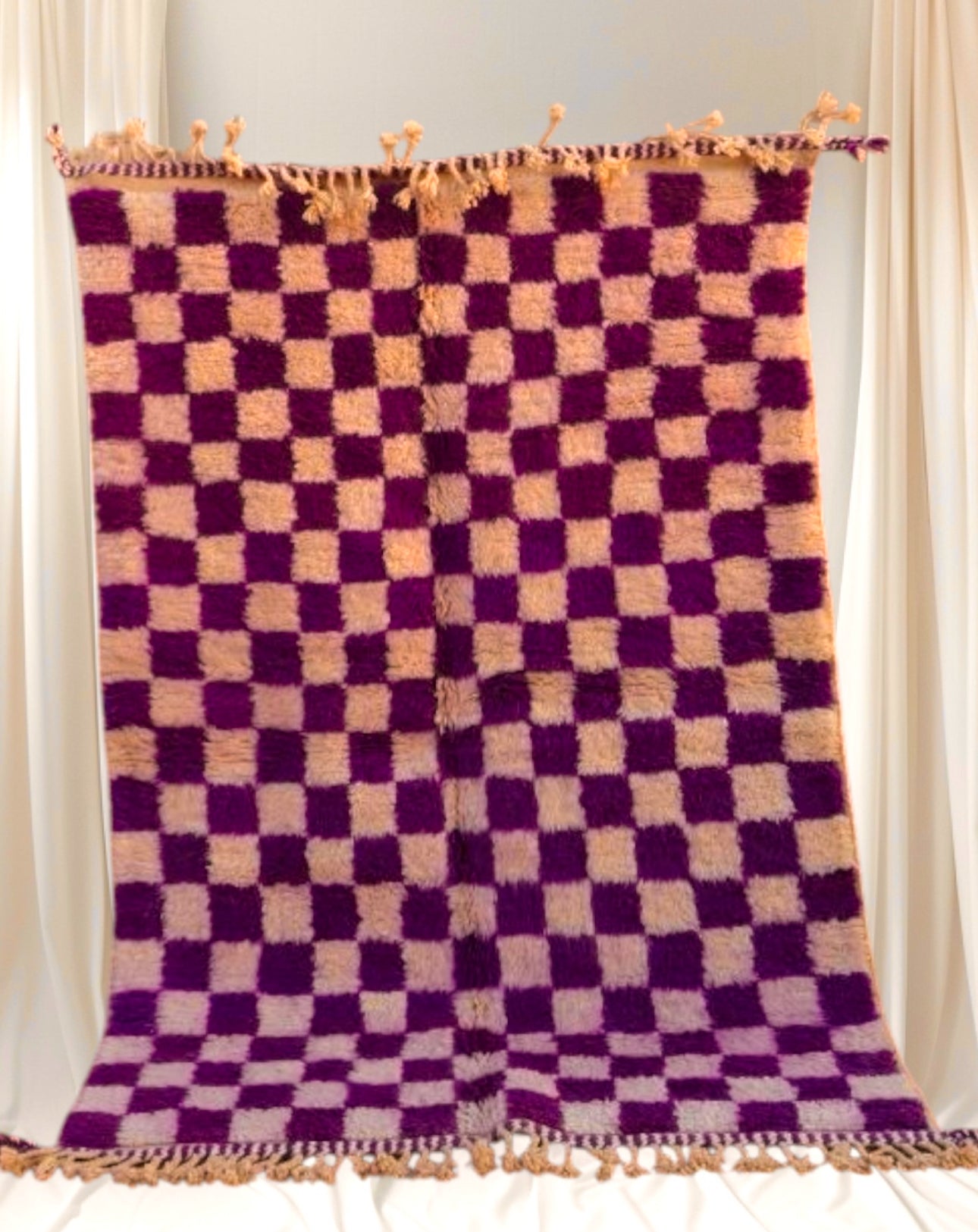 Beni Ouarain Rug size 250 x 150 cm || 8.2 x 4.92 ft