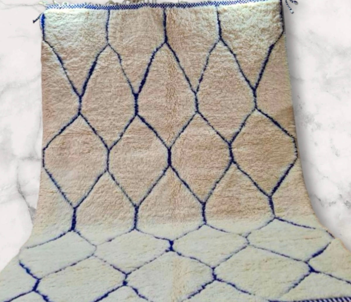 Carpet Beni Ouarain Rug LARGE size 300 x 200 cm || 9.84 x 6.56 ft