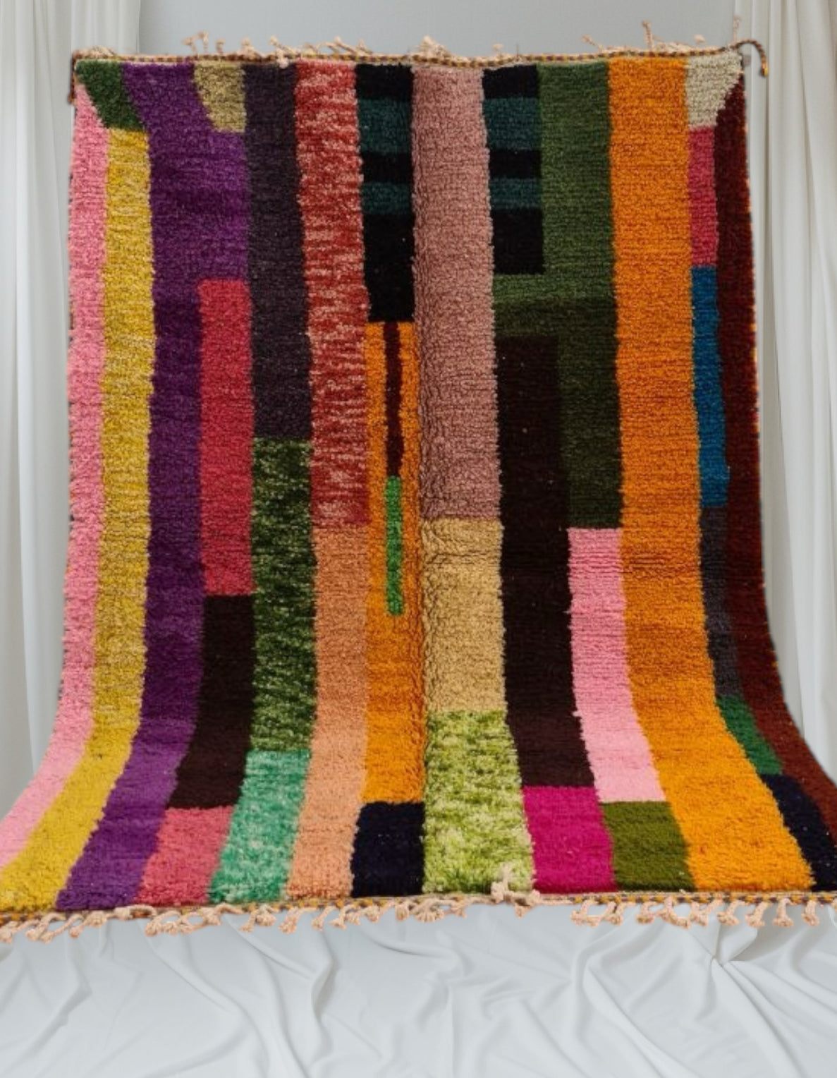 Beni Ouarain Rug size 250 x 150 cm || 8.2 x 4.92 ft
