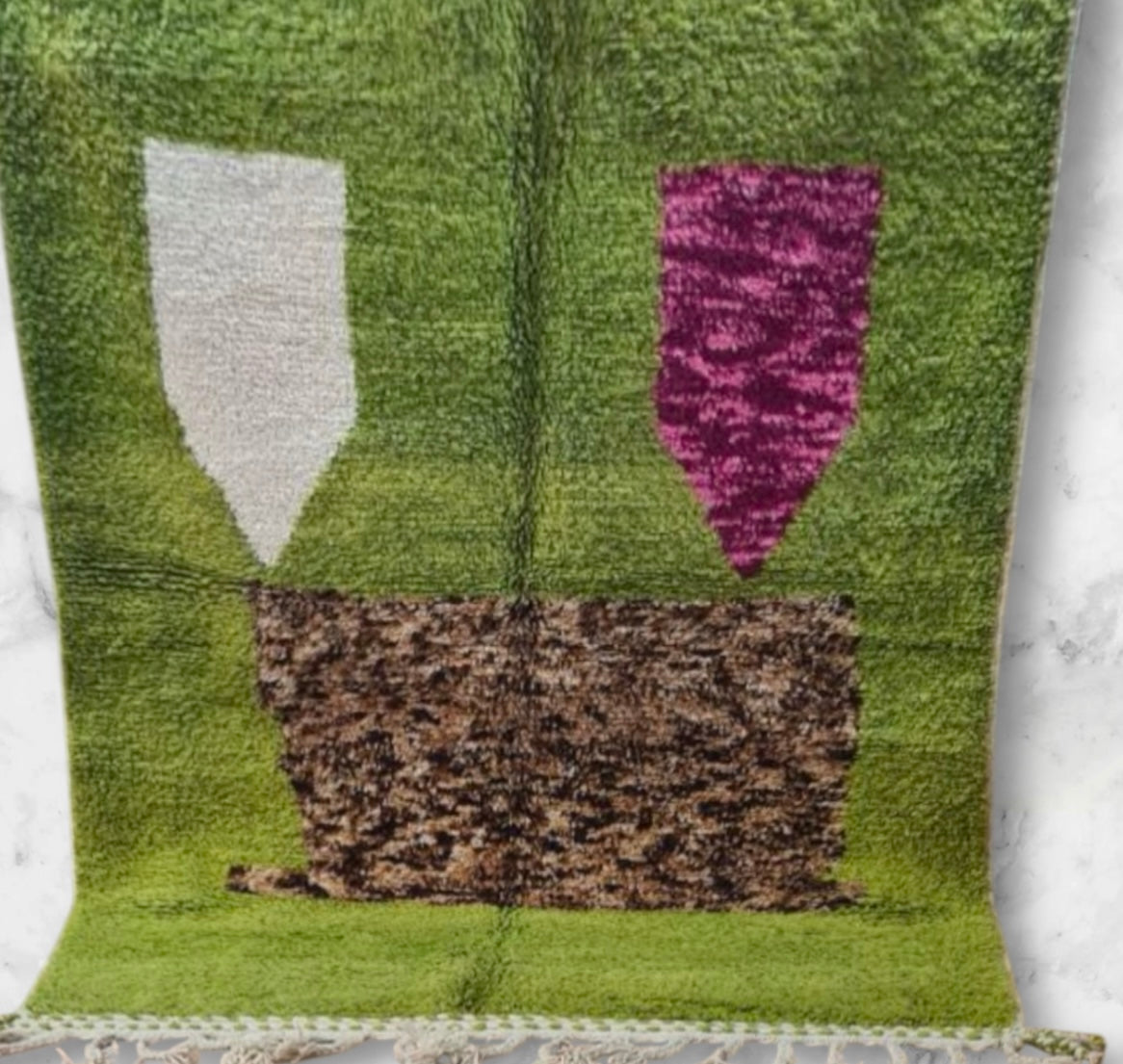 Beni Ouarain Rug size 250 x 150 cm || 8.2 x 4.92 ft