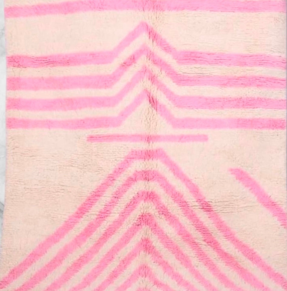 Beni Ouarain Rug size 250 x 150 cm || 8.2 x 4.92 ft