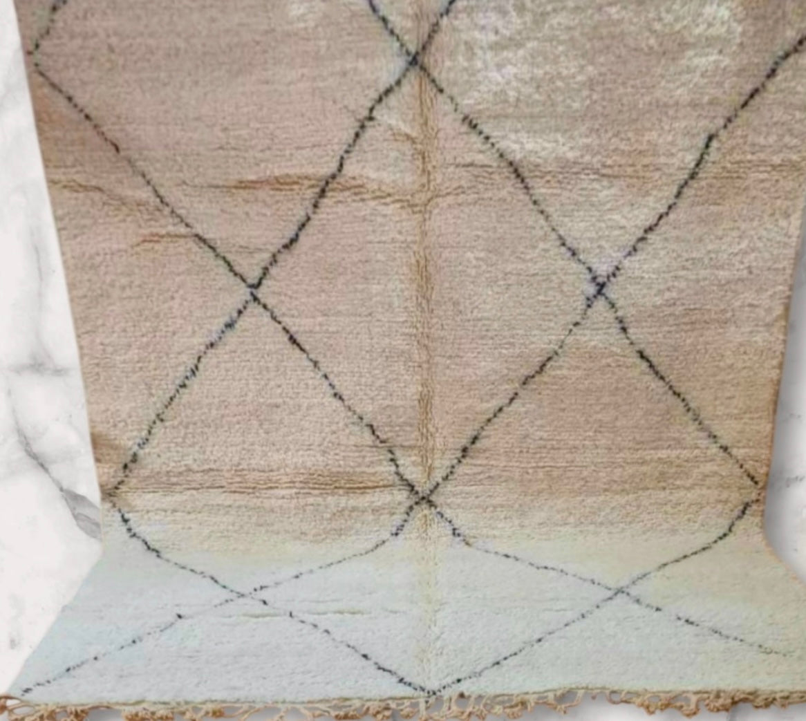 Carpet Beni Ouarain Rug LARGE size 300 x 200 cm || 9.84 x 6.56 ft