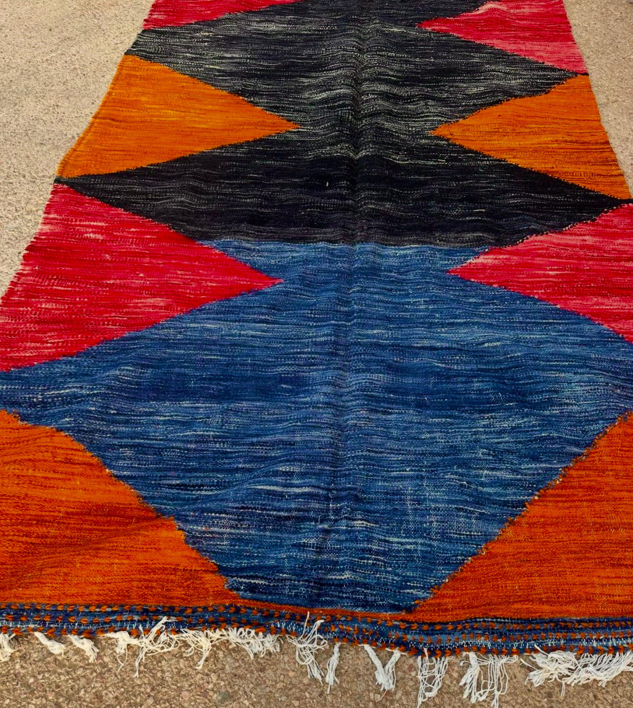 Carpet kelim size size 300 x 200 cm || 9.84 x 6.56 ft