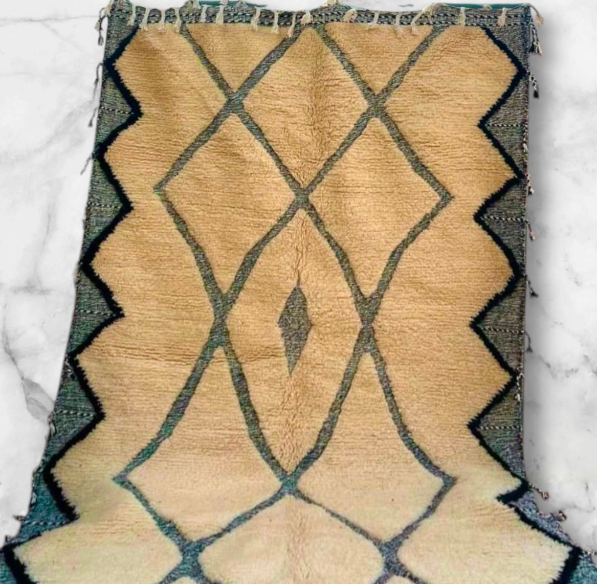 Carpet Beni Ouarain Rug LARGE size 300 x 200 cm || 9.84 x 6.56 ft
