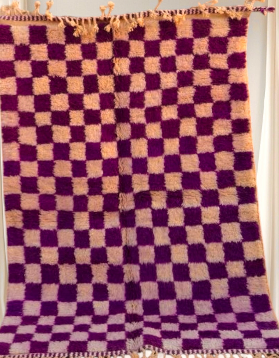 Beni Ouarain Rug size 250 x 150 cm || 8.2 x 4.92 ft
