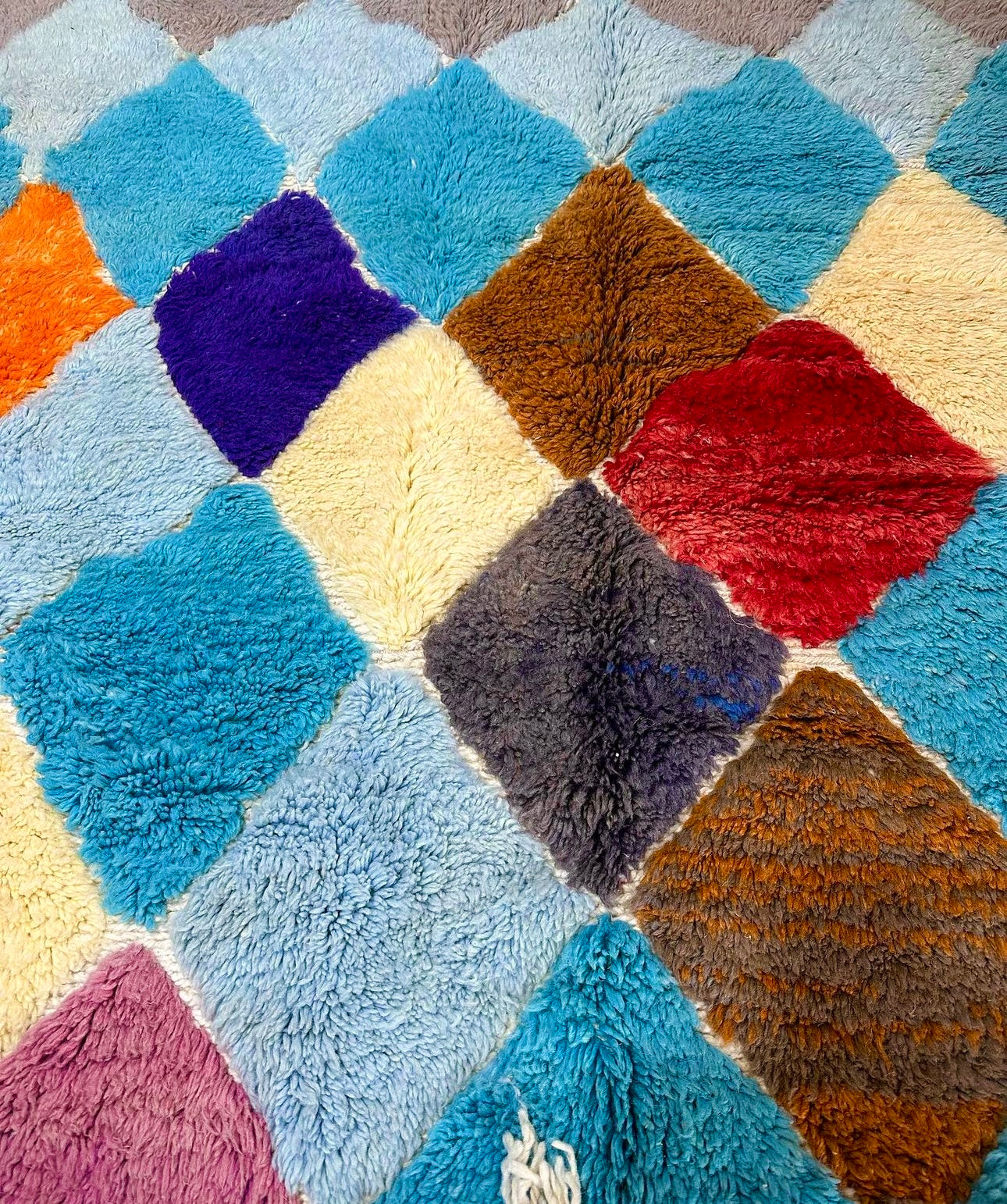 Beni Ouarain Rug size 250 x 150 cm || 8.2 x 4.92 ft