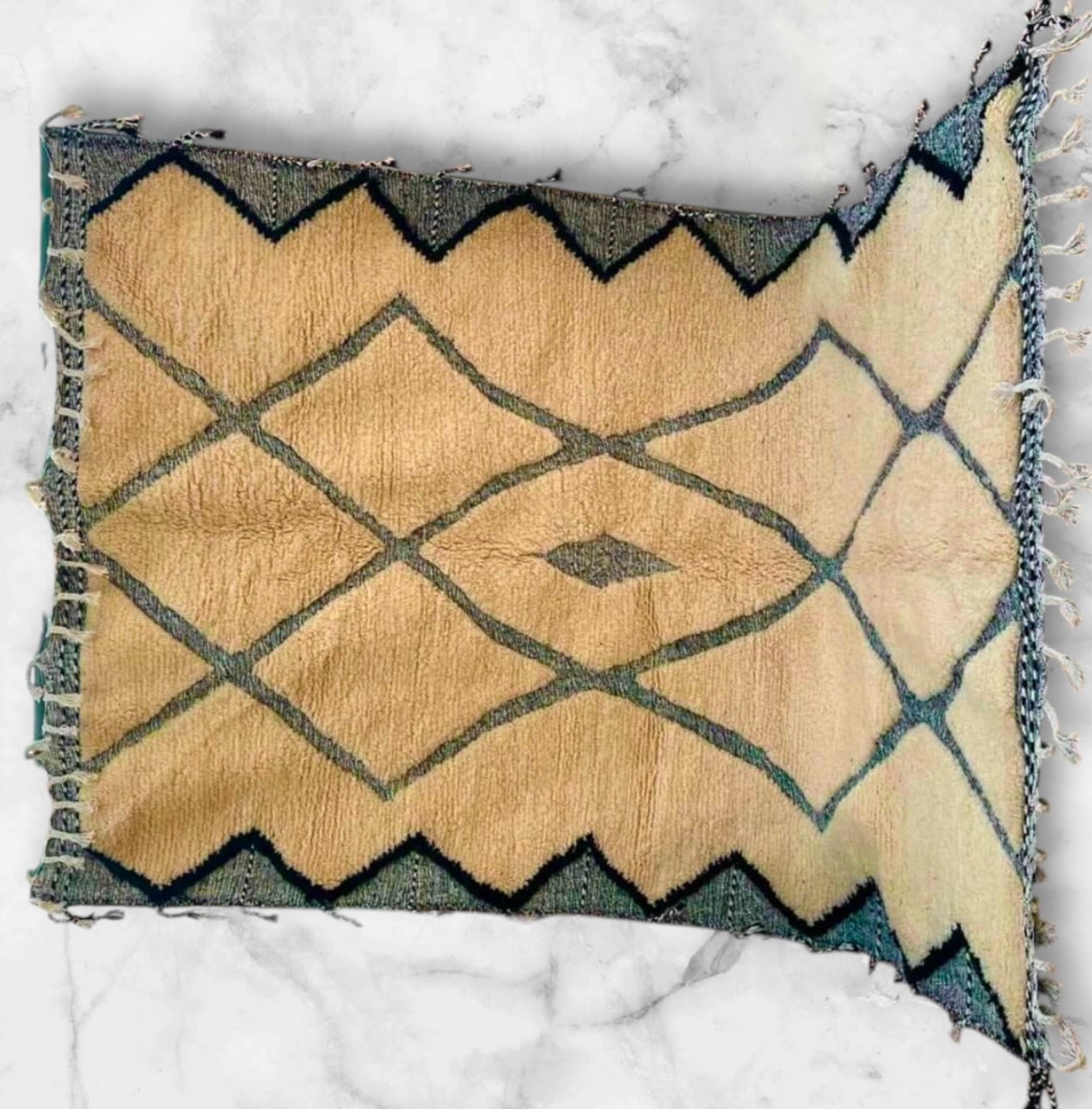 Carpet Beni Ouarain Rug LARGE size 300 x 200 cm || 9.84 x 6.56 ft