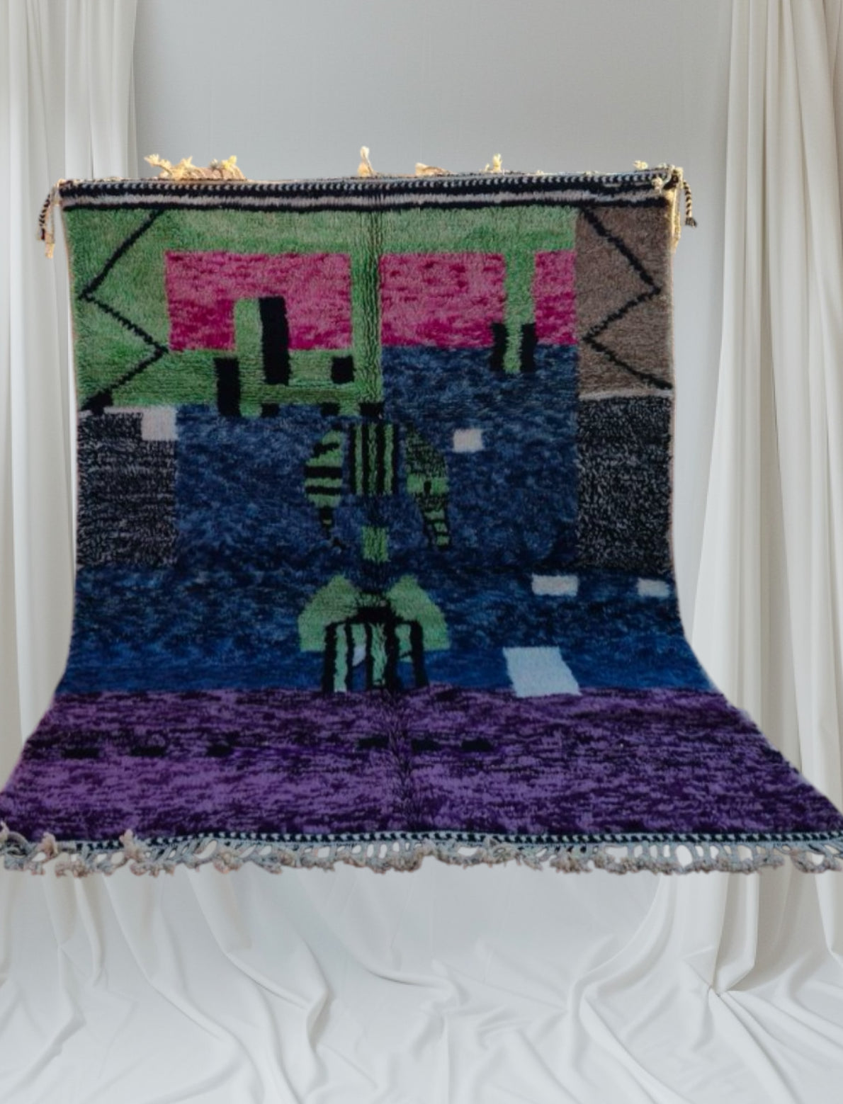 Carpet Beni Ouarain Rug LARGE size 300 x 200 cm || 9.84 x 6.56 ft