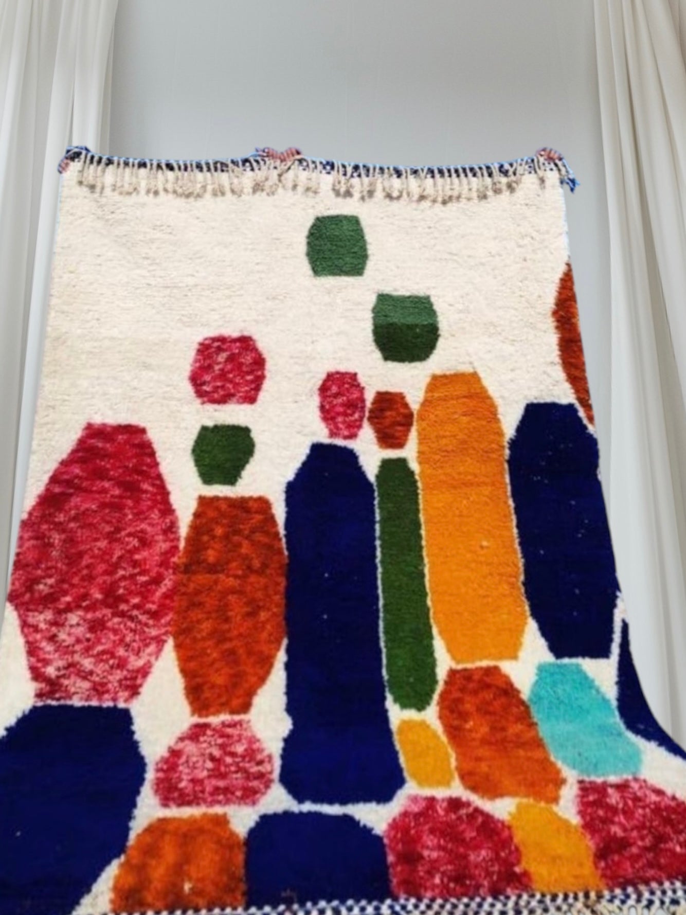 Carpet Beni Ouarain Rug LARGE size 300 x 200 cm || 9.84 x 6.56 ft