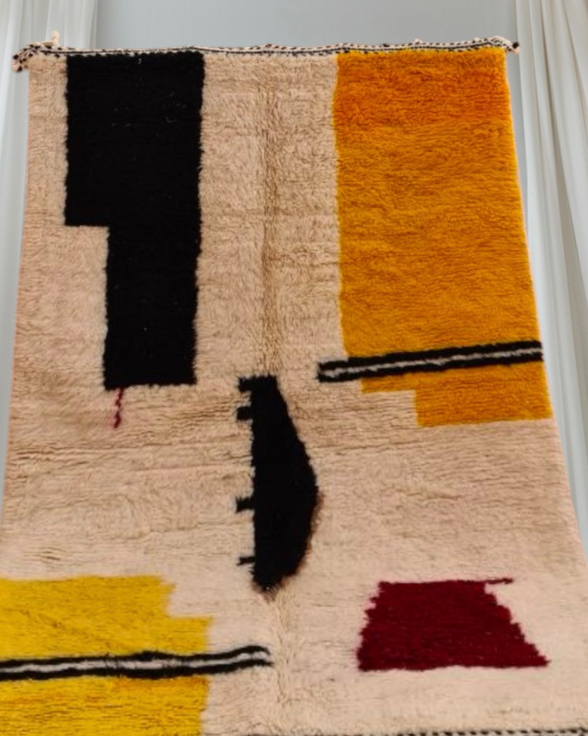 Beni Ouarain Rug size 250 x 150 cm || 8.2 x 4.92 ft