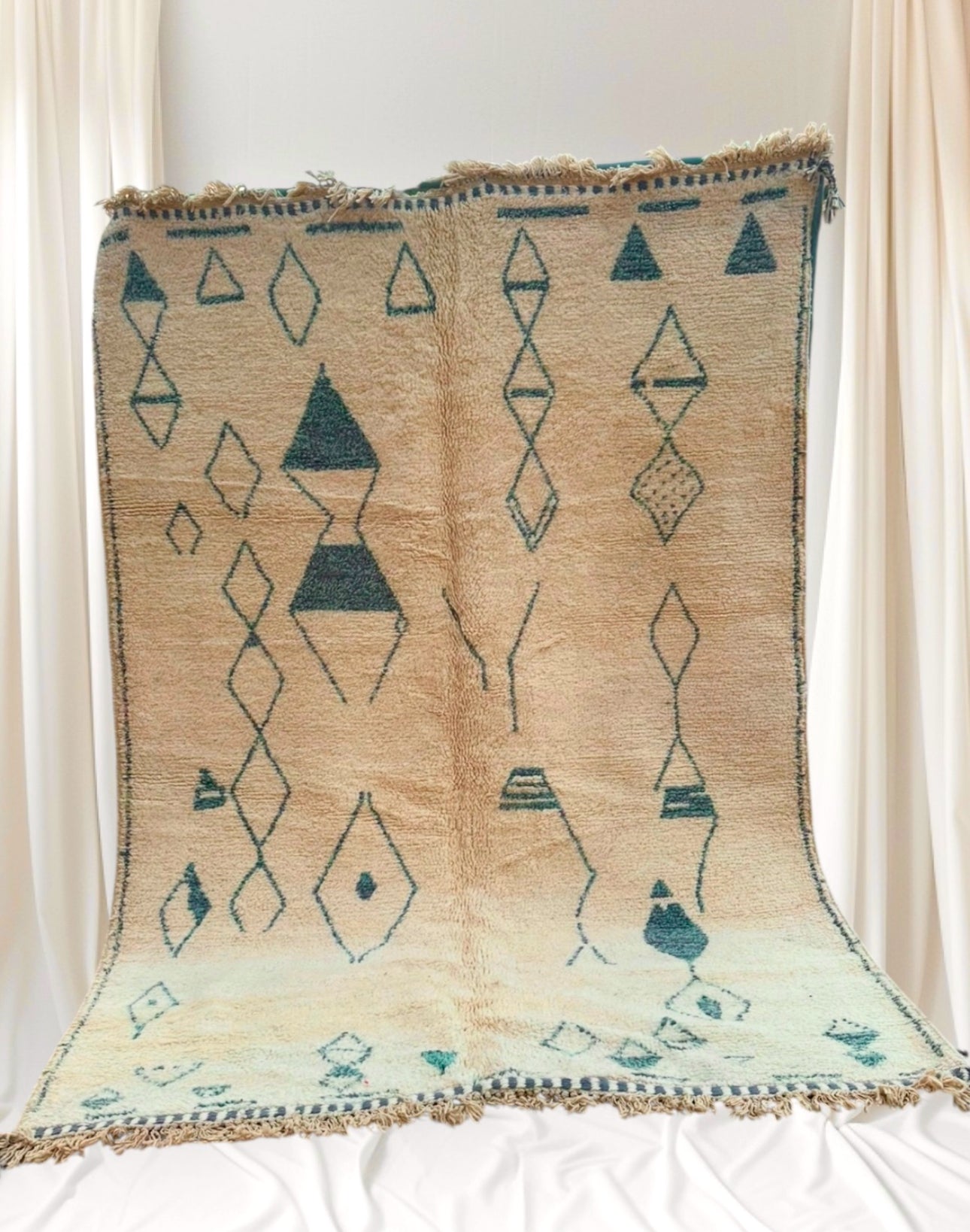 Carpet Beni Ouarain Rug LARGE size 300 x 200 cm || 9.84 x 6.56 ft