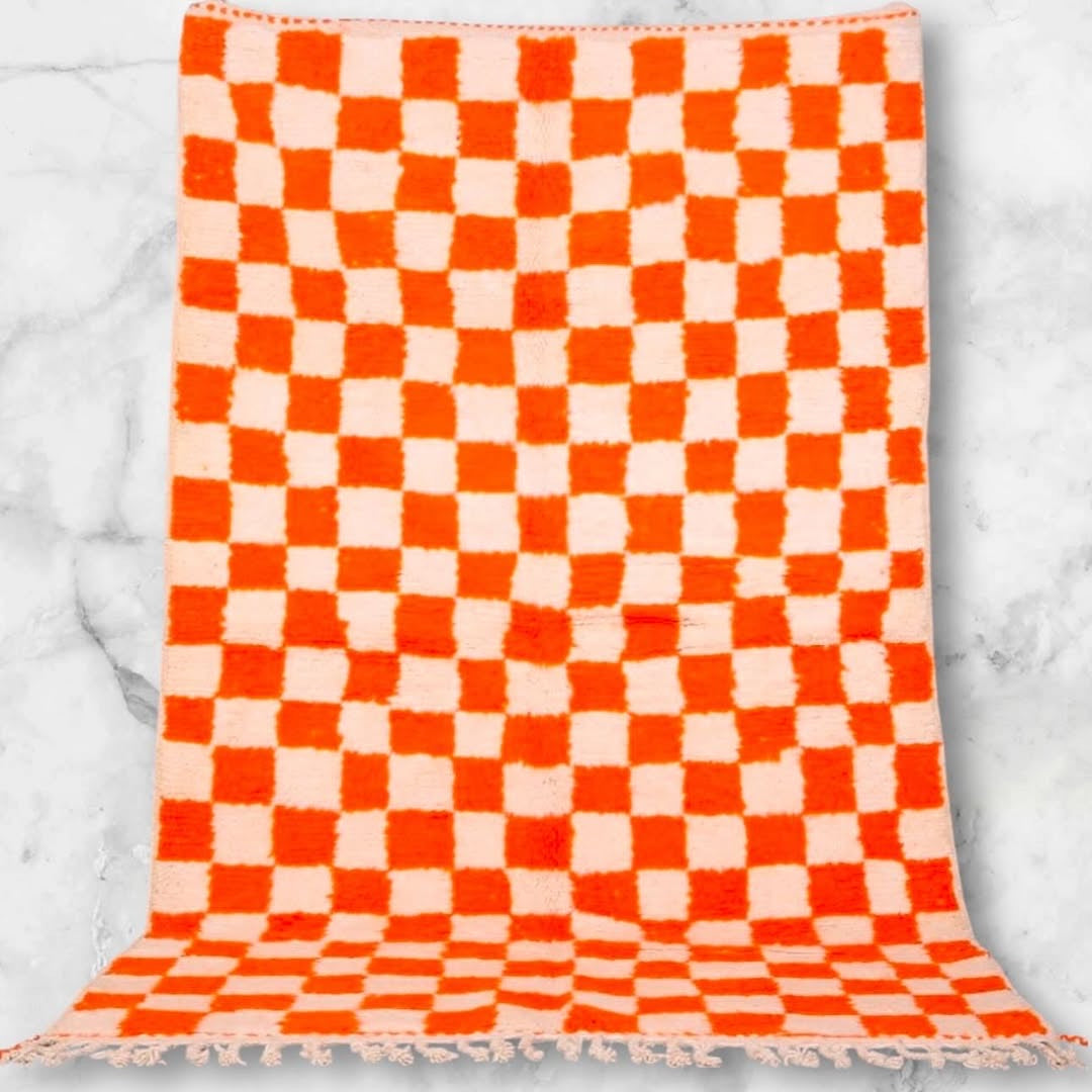 Beni Ouarain Rug size 250 x 150 cm || 8.2 x 4.92 ft