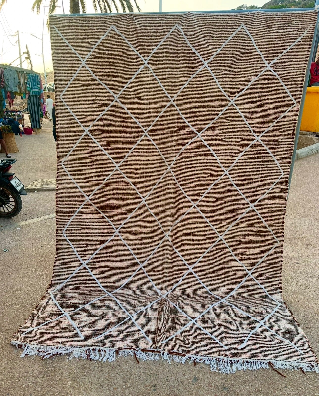 Carpet kelim size size 300 x 200 cm || 9.84 x 6.56 ft