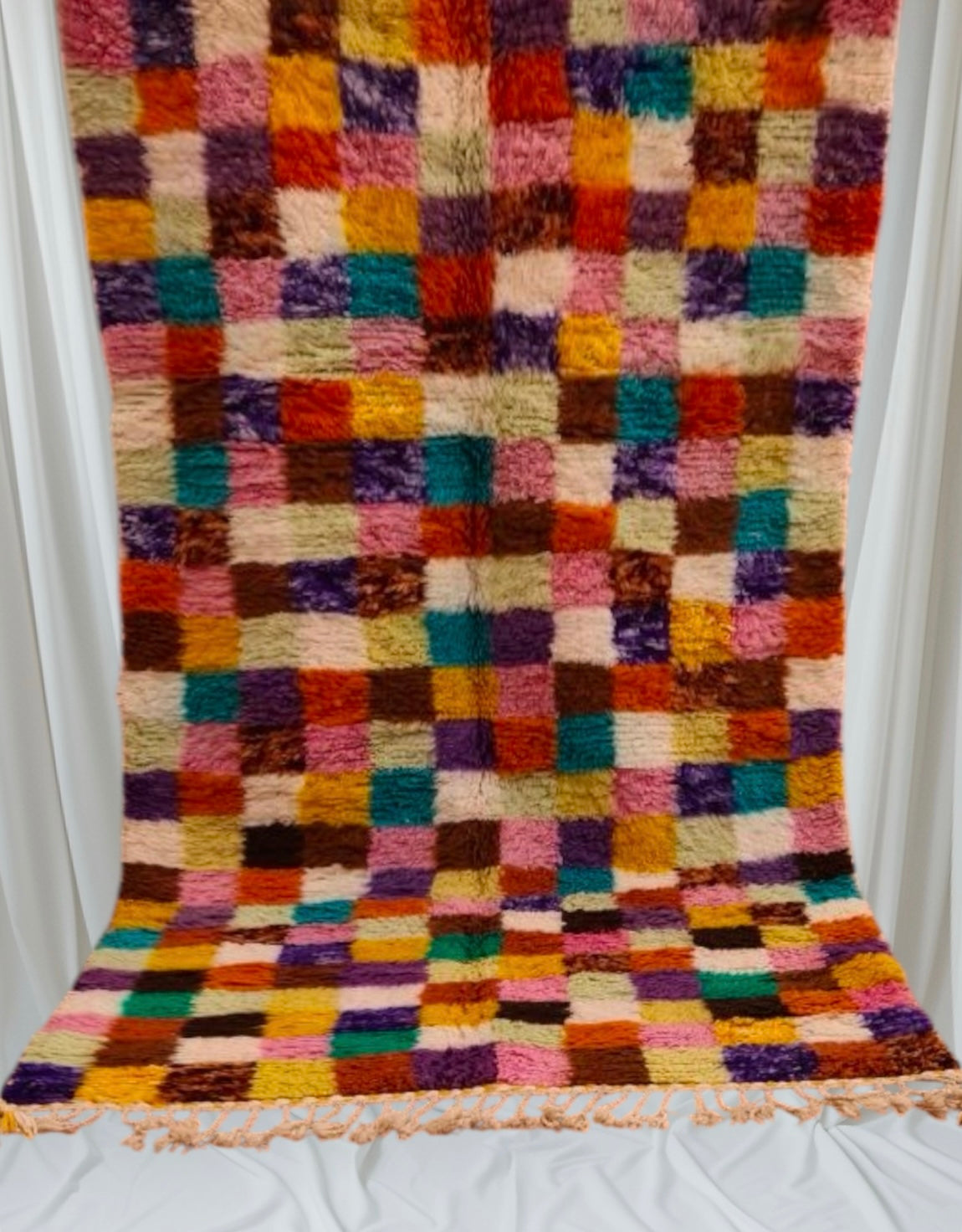 Beni Ouarain Rug size 250 x 150 cm || 8.2 x 4.92 ft
