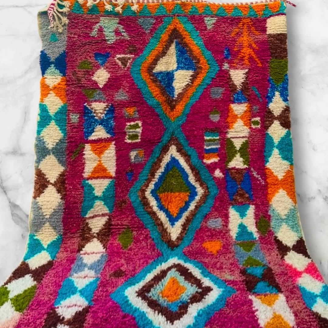 Carpet Beni Ouarain Rug LARGE size 300 x 200 cm || 9.84 x 6.56 ft