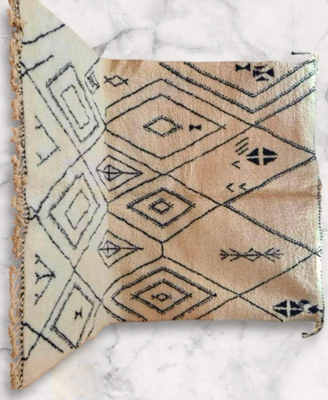 Carpet Beni Ouarain Rug LARGE size 300 x 200 cm || 9.84 x 6.56 ft