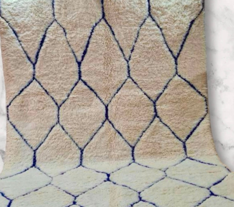 Carpet Beni Ouarain Rug LARGE size 300 x 200 cm || 9.84 x 6.56 ft