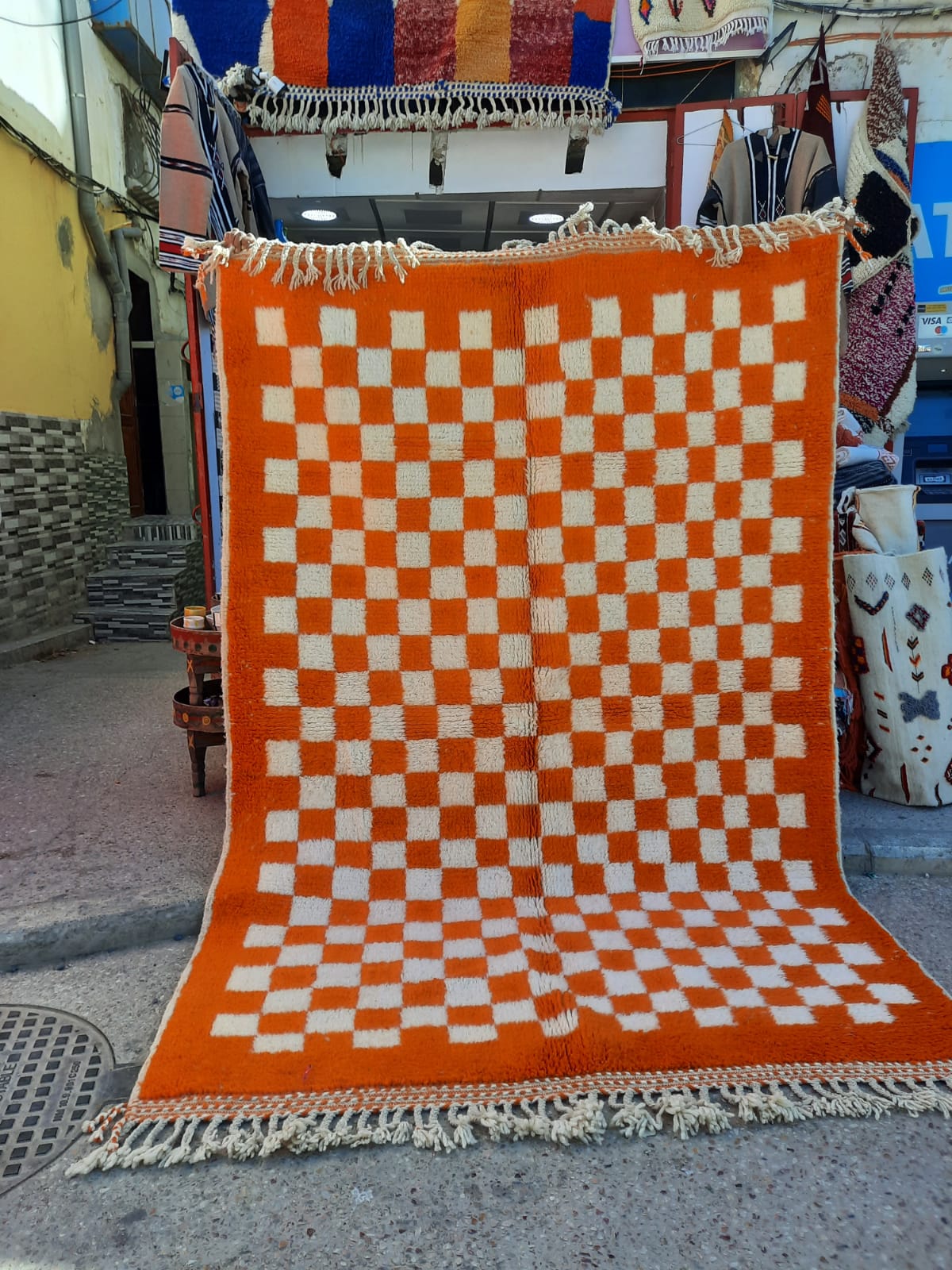 Handmade Azilal Rug, size 230 x 160 cm || 7.54 x 5.24 ft