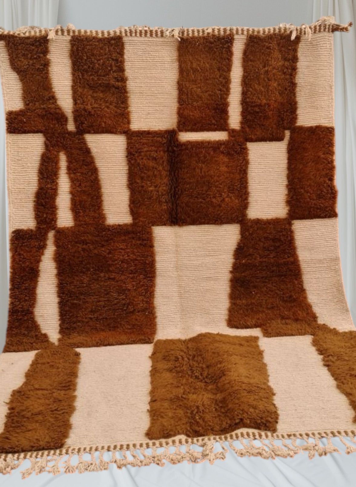 Beni Ouarain Rug size 250 x 150 cm || 8.2 x 4.92 ft