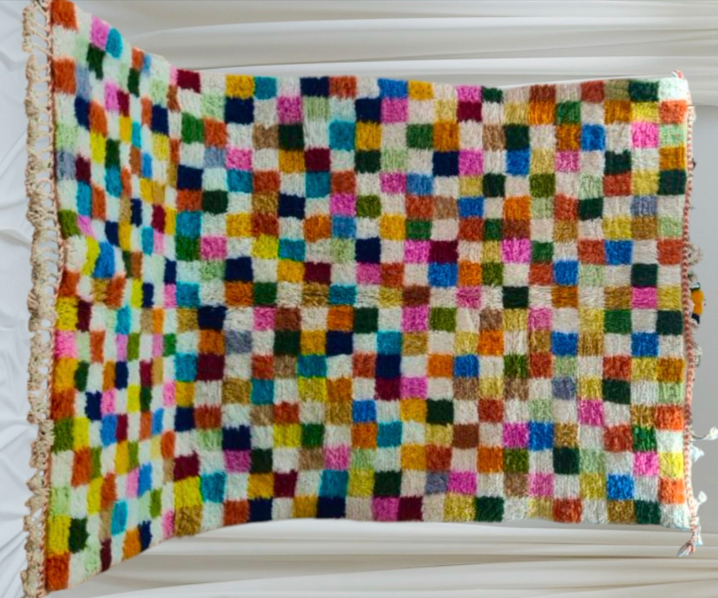 Beni Ouarain Rug size 250 x 150 cm || 8.2 x 4.92 ft