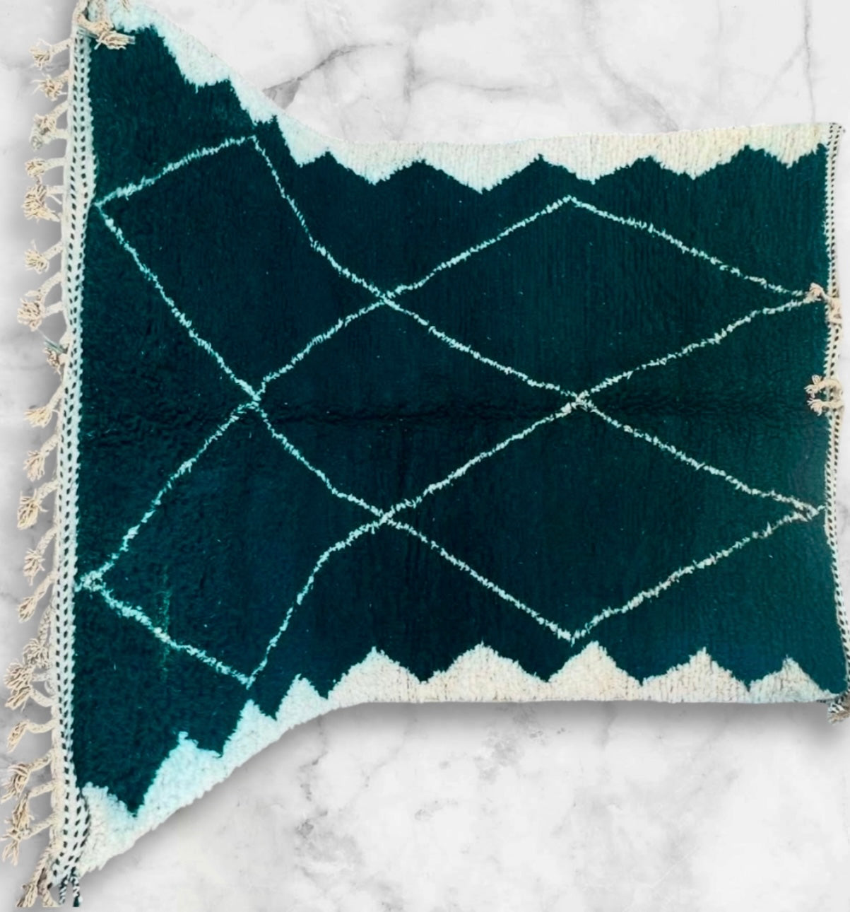 Carpet Beni Ouarain Rug LARGE size 300 x 200 cm || 9.84 x 6.56 ft