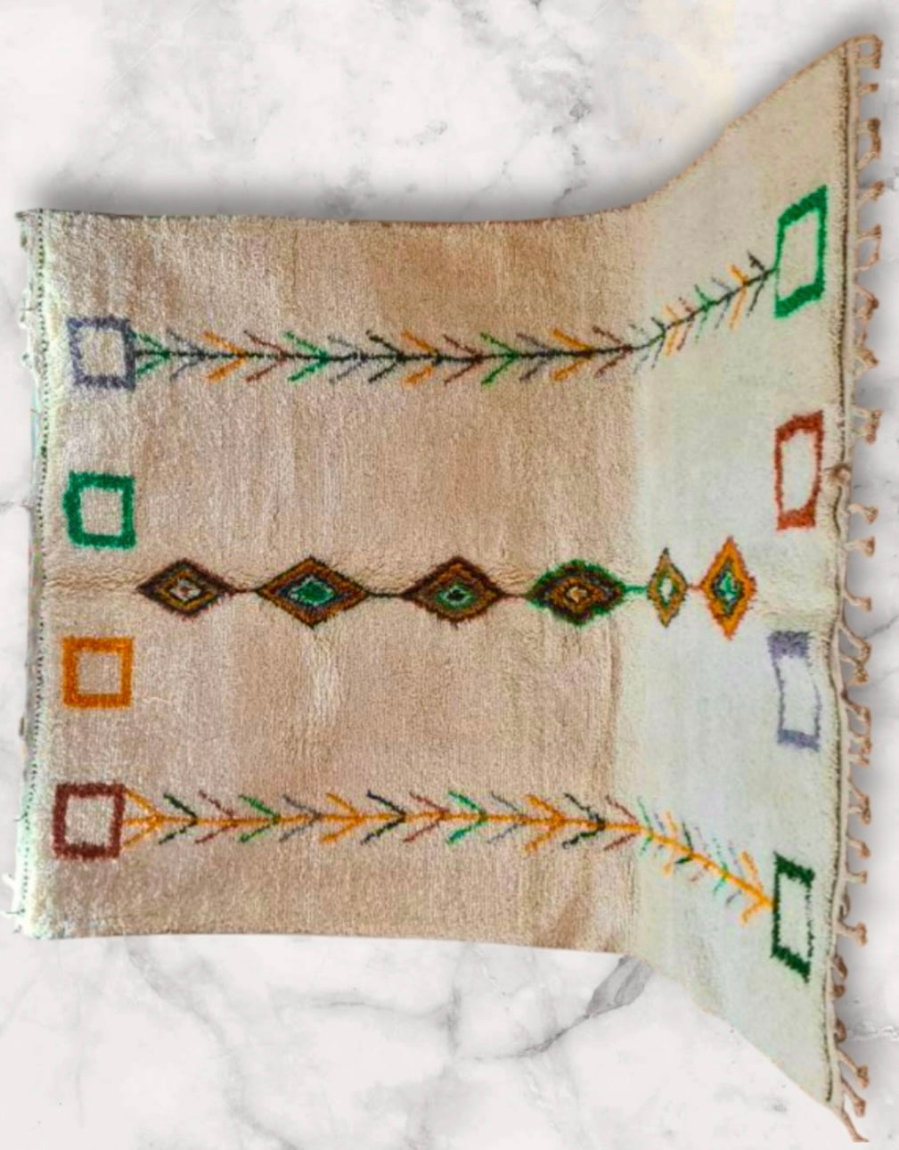 Handmade Azilal Rug, size 300 x 200 cm || 9.84 x 6.56 ft