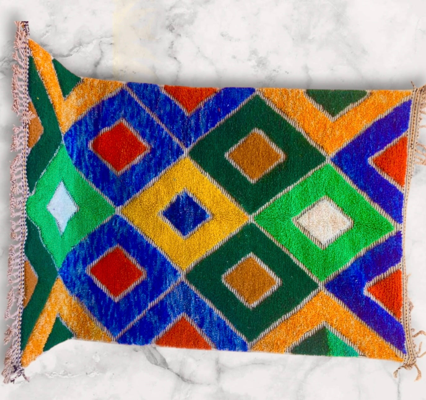 Beni Ouarain Rug size 250 x 150 cm || 8.2 x 4.92 ft